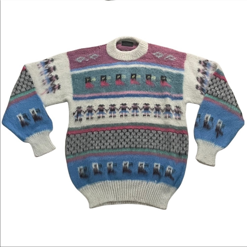 Vintage 100% Alpaca Wool hand made in Peru sweater